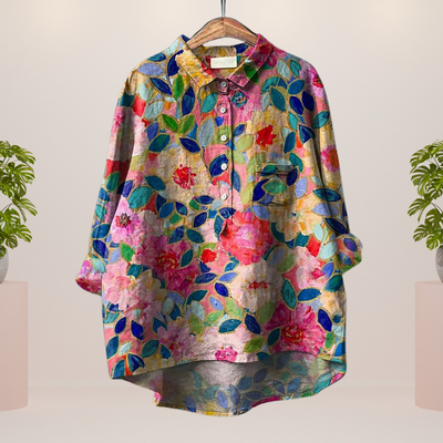 Freya - Stylish Graphic Print Shirt