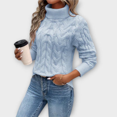 Amelia - Elegant knitted turtleneck sweater