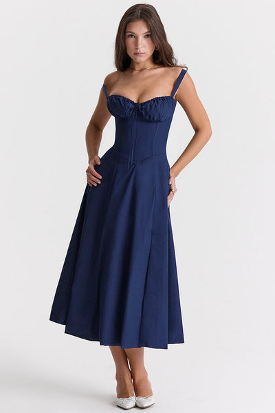 Midi Bustier Corset Sundress