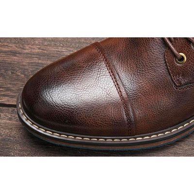 Aaron | Stivali Oxford in pelle di prima qualità fatti a mano