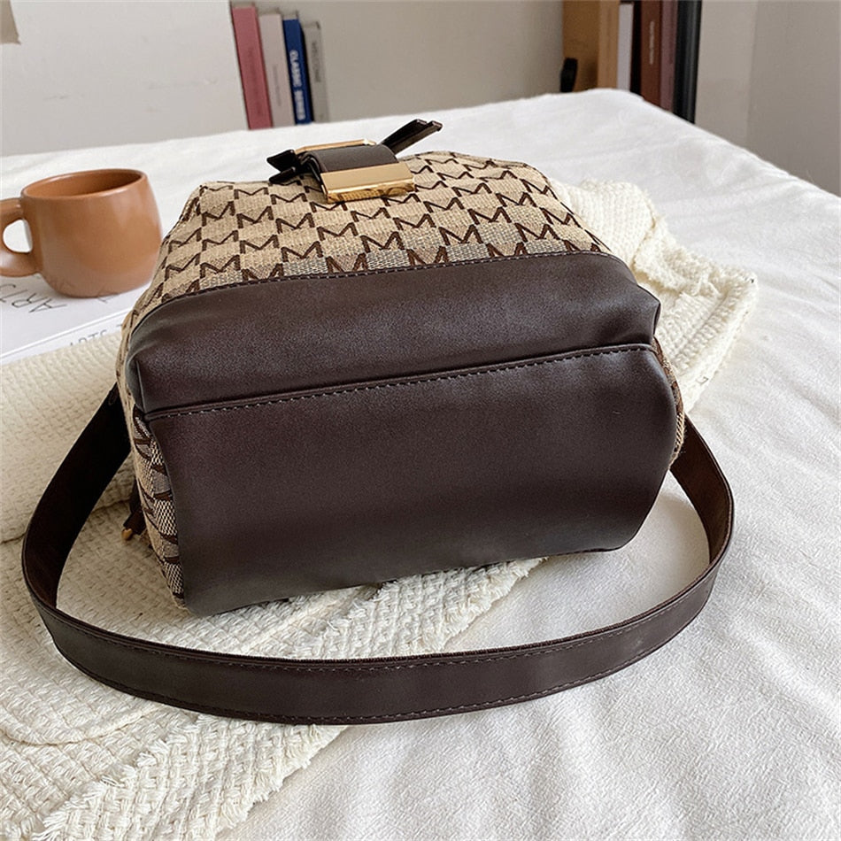 Phoebe - Sac à dos élégant avec motif géométrique 