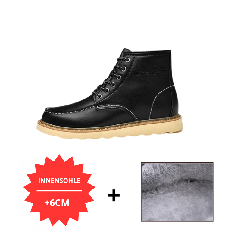 PAUL | Boots with Wool Lining +6CM +8CM +10CM