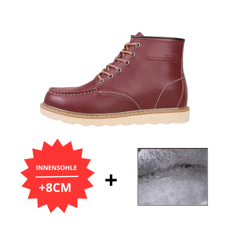 PAUL | Boots with Wool Lining +6CM +8CM +10CM