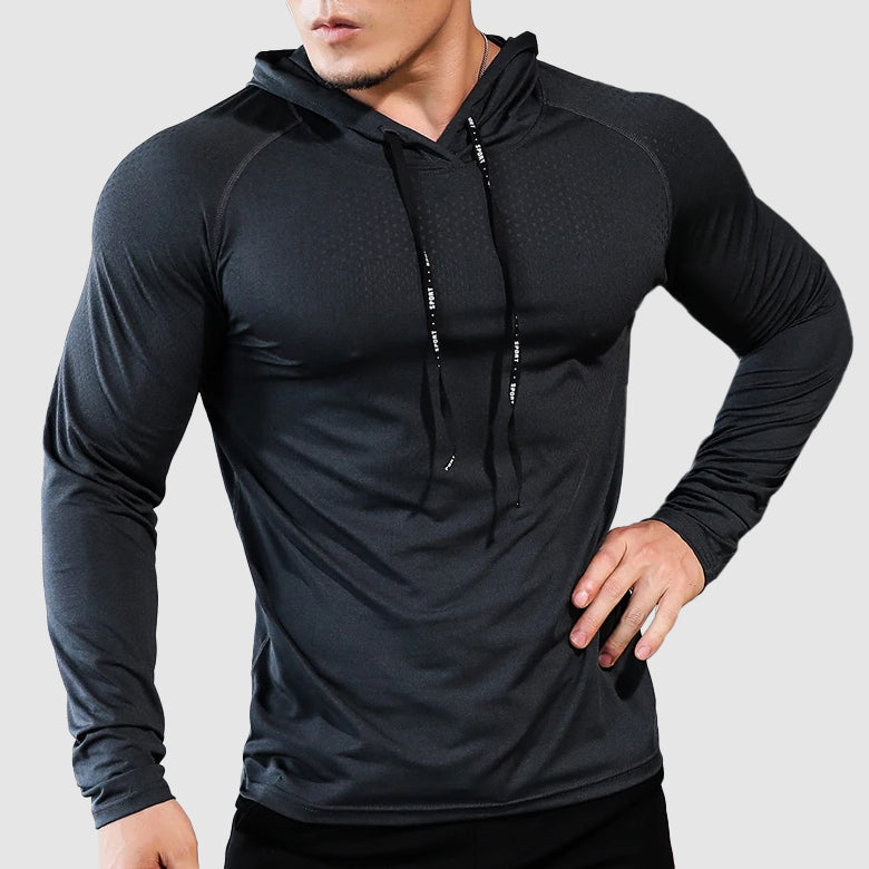 MusclePro™ Sudadera con capucha para gimnasio MuscleFit