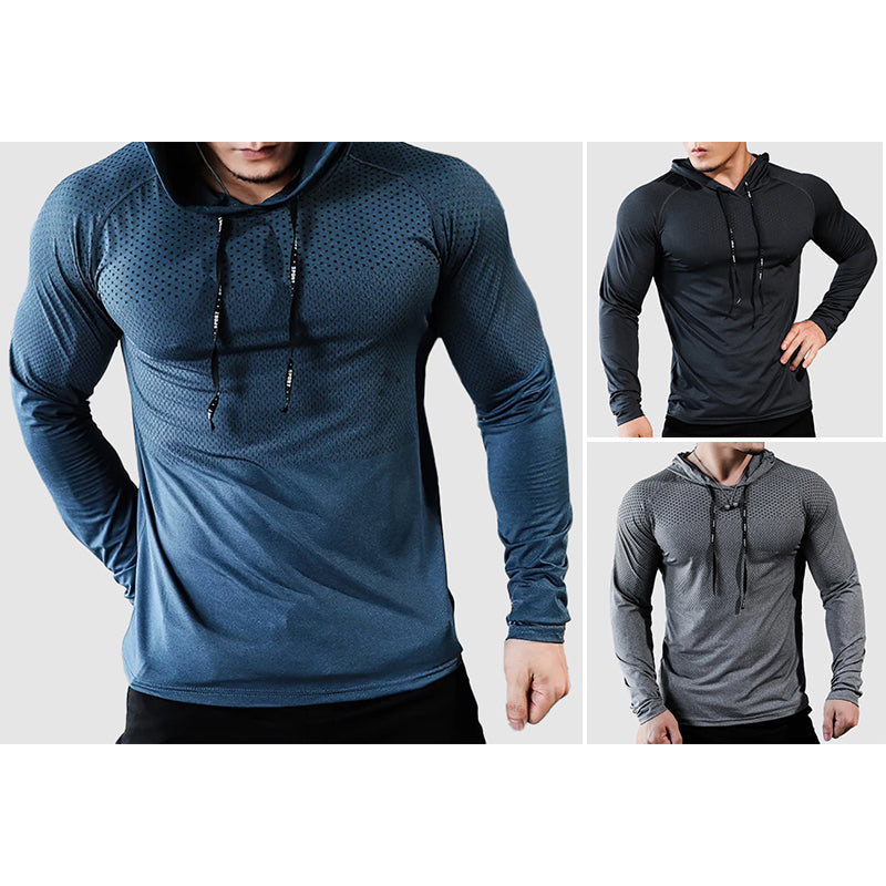 MusclePro™ Sudadera con capucha para gimnasio MuscleFit