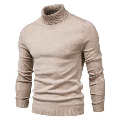 Warmer - Maglione a collo alto in lana merino per uomo con stile