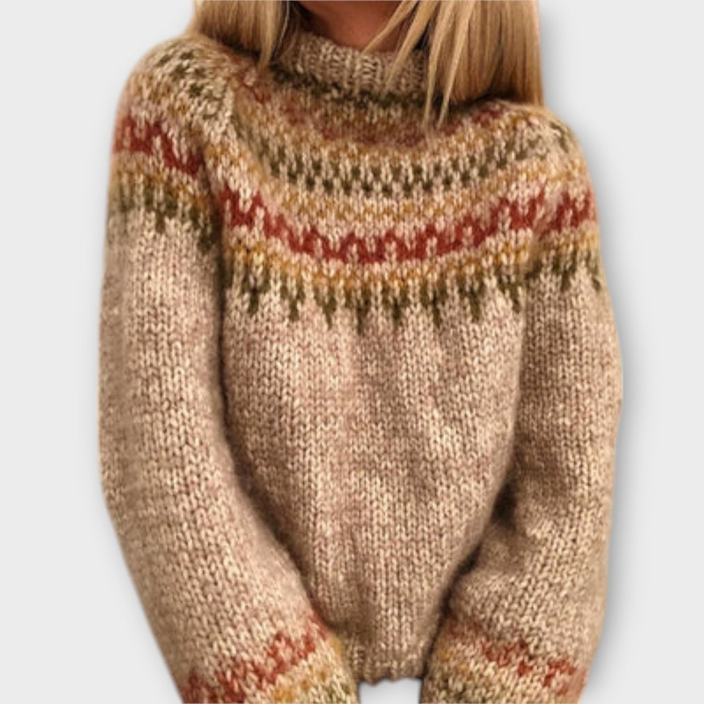 Helena - Soft Fair Isle knitted sweater