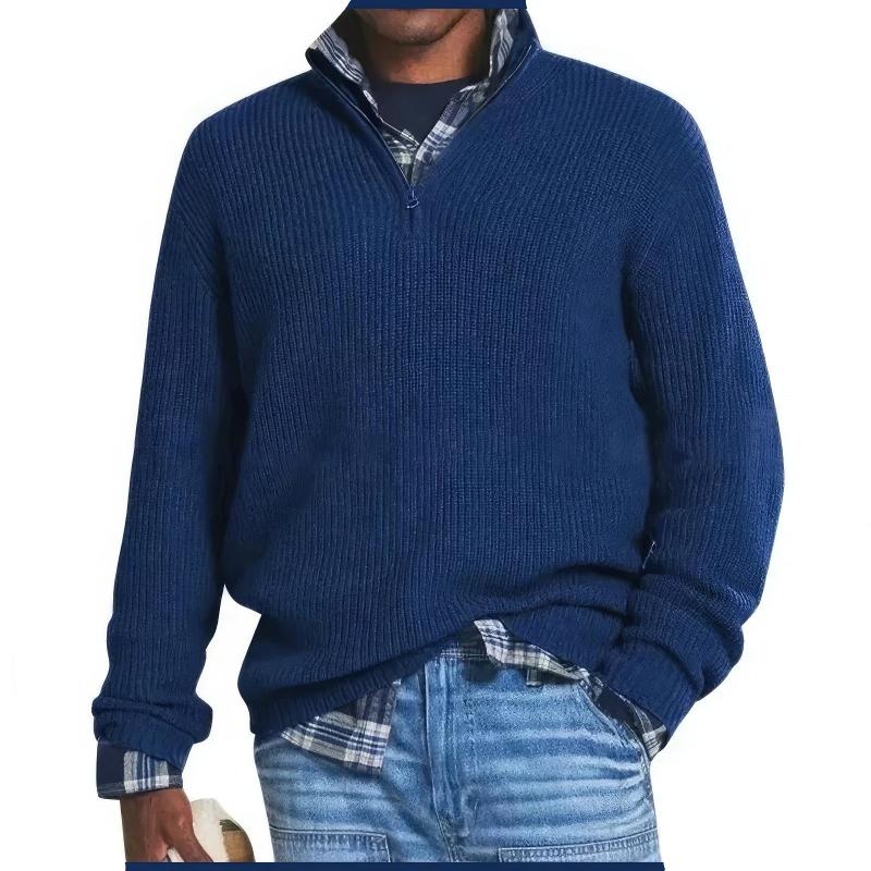 Finn - Zippered Knit Sweater