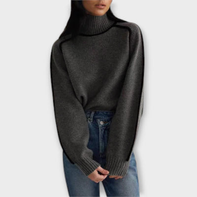 Emilie - Soft & elegant turtleneck sweater