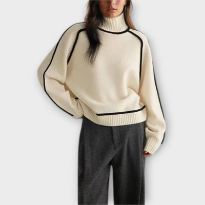 Emilie - Soft & elegant turtleneck sweater