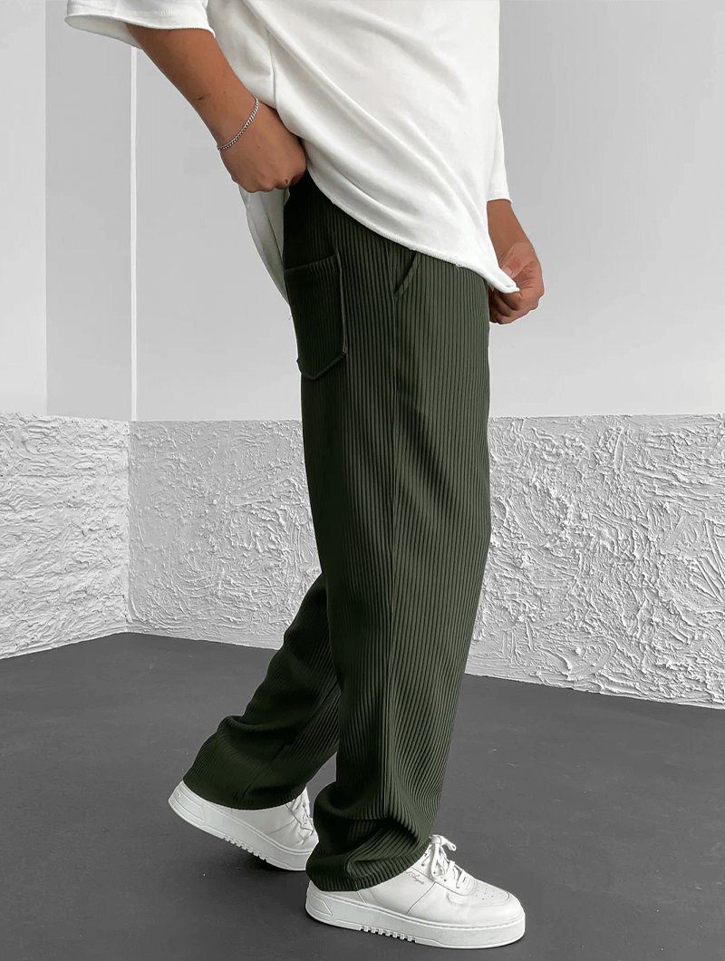 Milán - Pantalones casuales de canalé