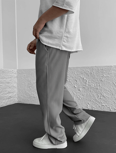 Milan - Casual Ribbed Trousers